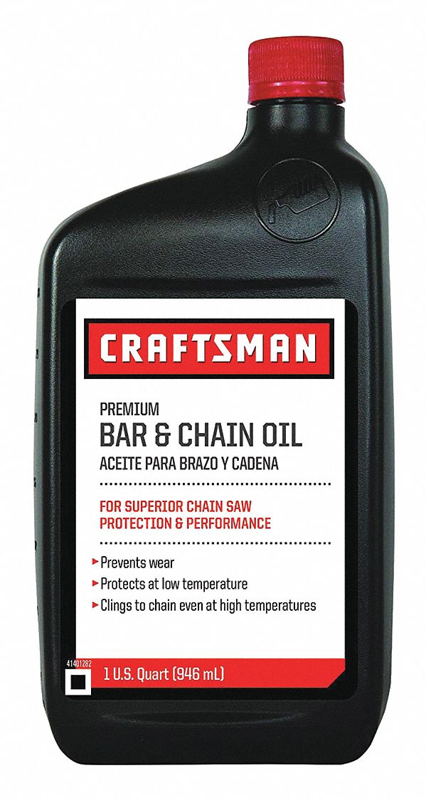 CRAFTSMAN, Bar and Chain Oil,1 qt. - 259D79|CR38BCPL - Grainger