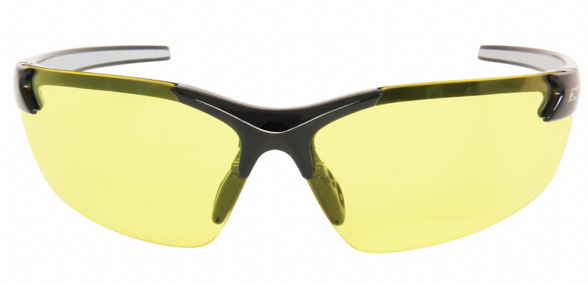 EDGE EYEWEAR ScratchResistant Safety Glasses , Yellow Lens Color