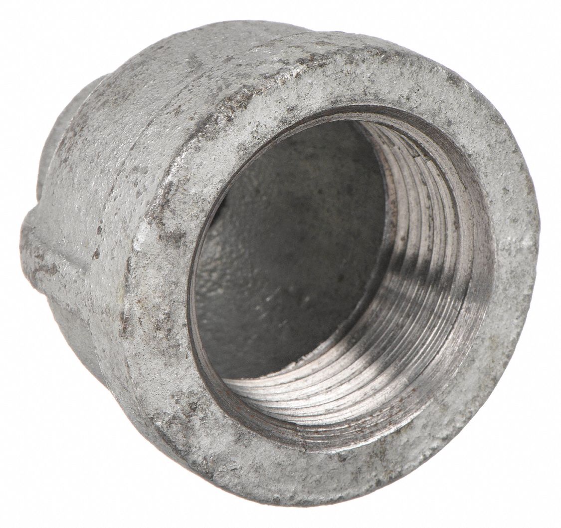 ANVIL Galvanized Malleable Iron Reducer Coupling, 1" x 3/8" Pipe Size