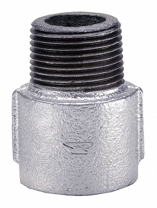 ANVIL Galvanized Malleable Iron Extension, 3/4" Pipe Size, FNPT