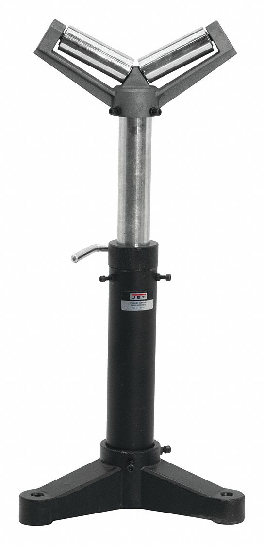 5 in Roller Wd, 22 in Overall Wd, Material Support Stand 25CH17