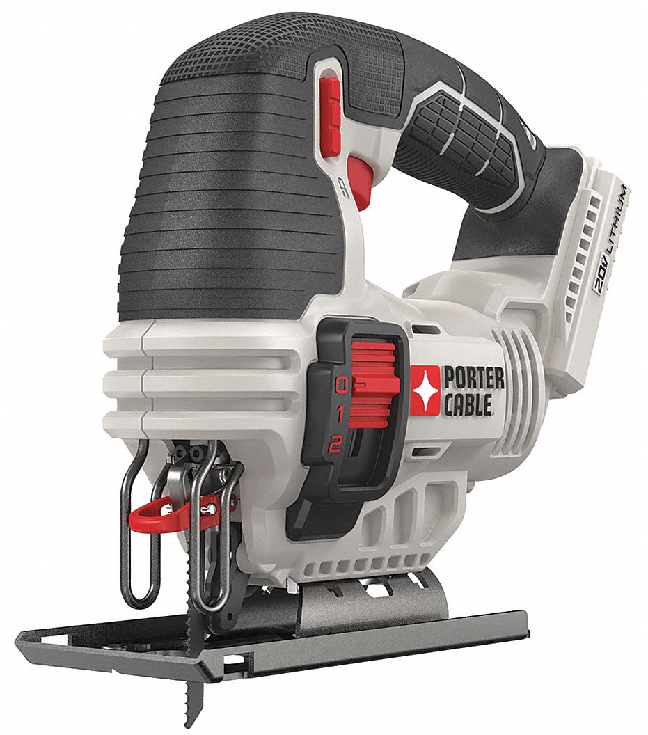 PORTER CABLE Jig Saw, 20V DC, Top Handle, Blade Shank Type TShank, U
