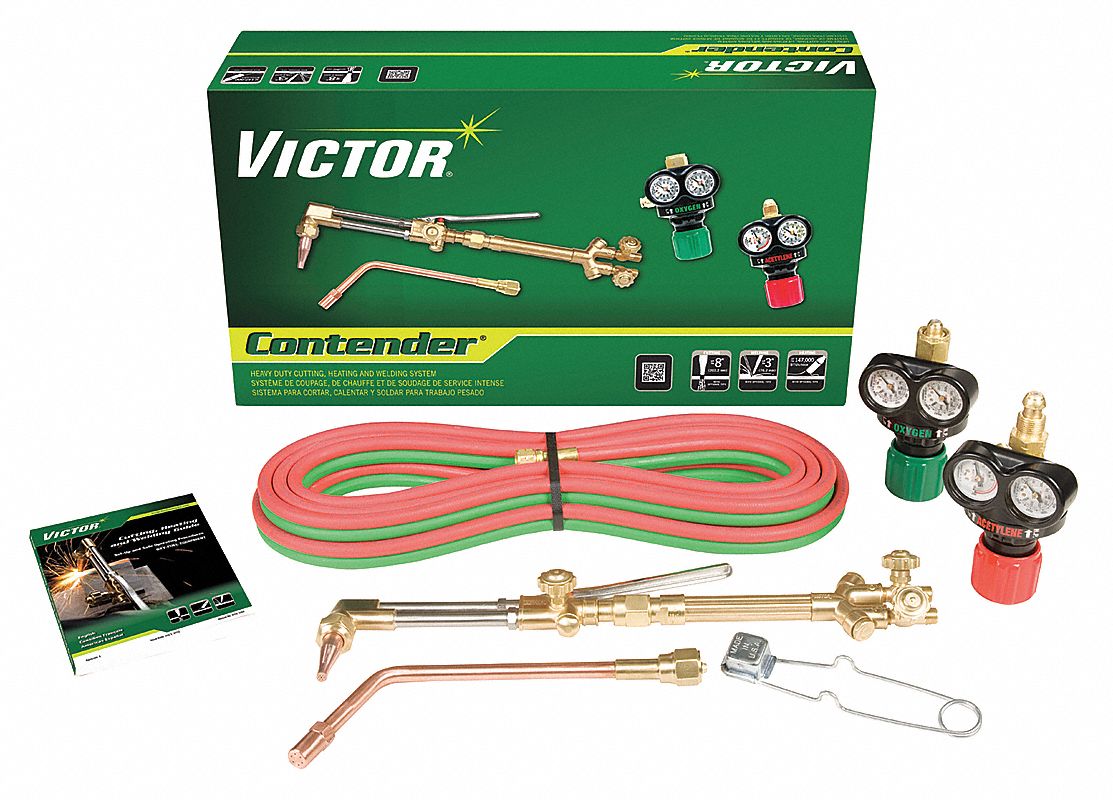 VICTOR Cutting and Heating Outfit, Contender Series, Cuts Up To 8