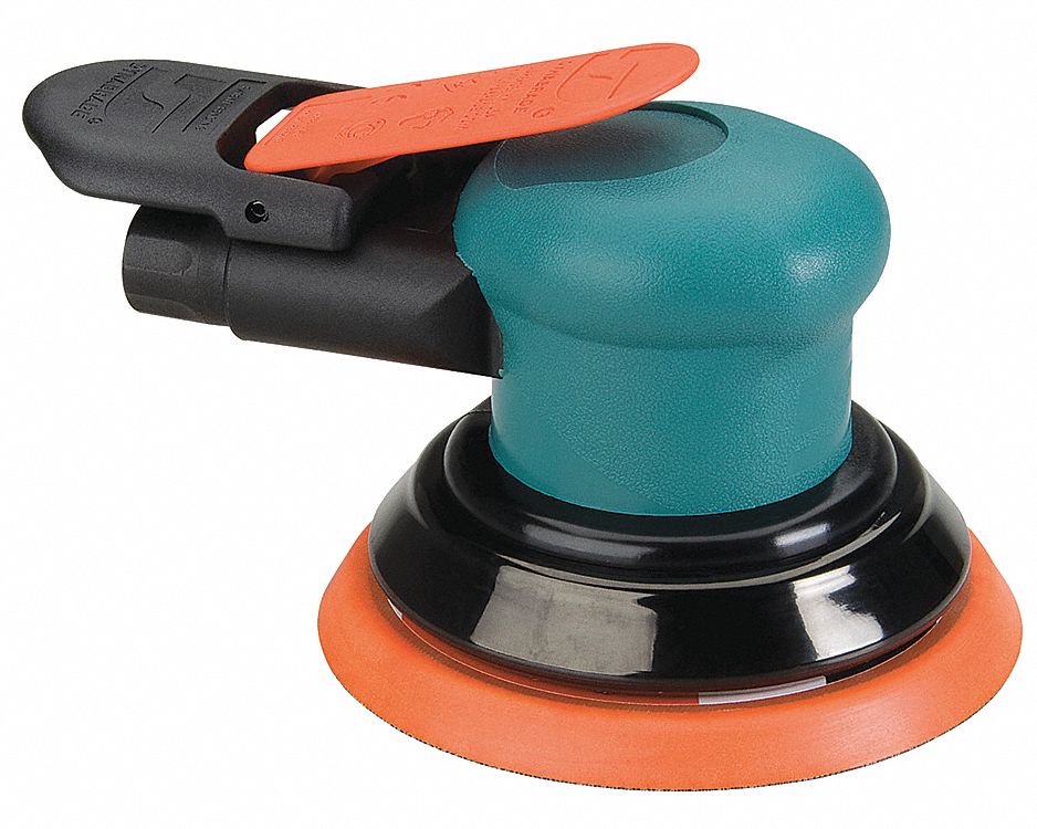 DYNABRADE, 5 in Pad Size, PSA, Air Random Orbital Sander 25H99459005