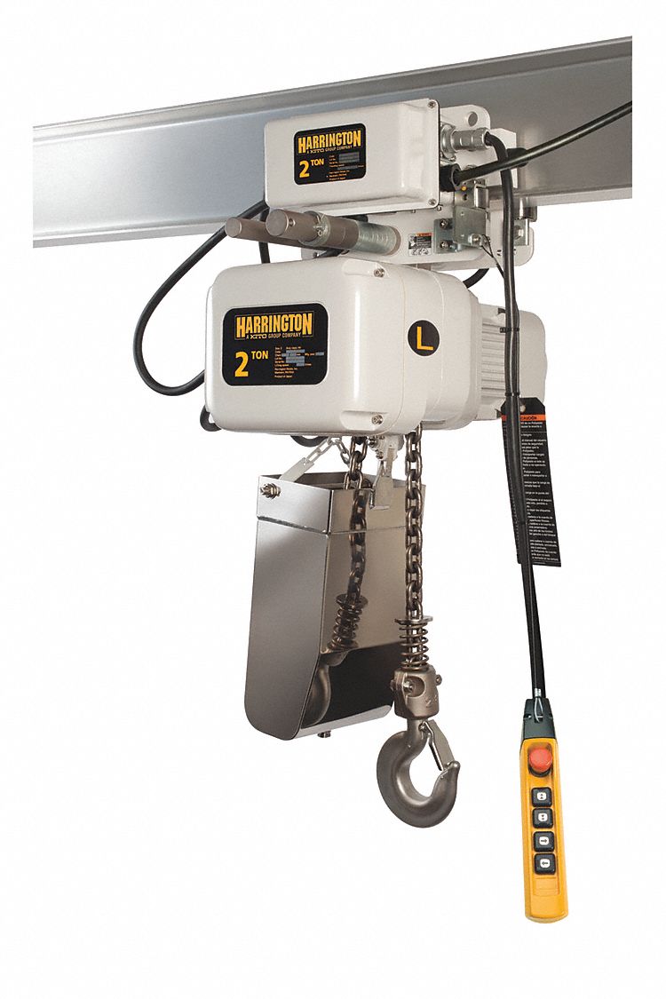 HARRINGTON, 6,000 lb Load Capacity, 1 Speeds, Electric Chain Hoist