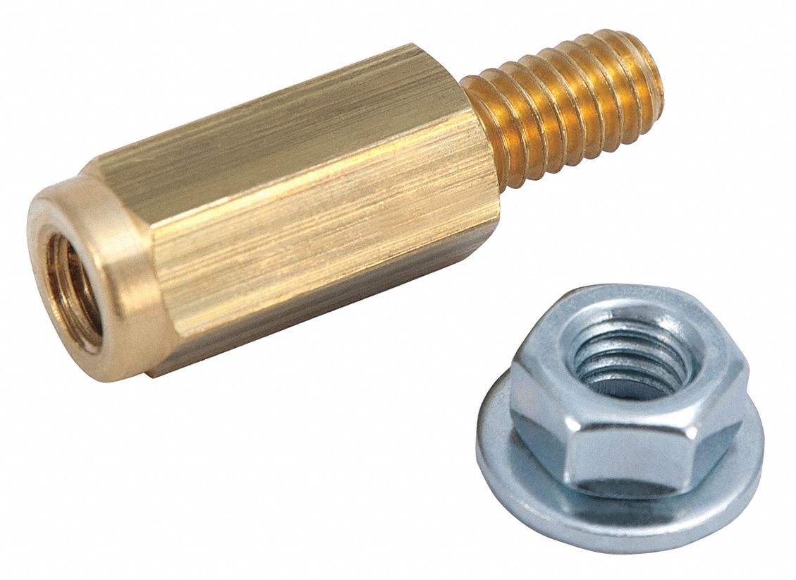QUICK CABLE Nut, 131/50 In, Brass 25KD876024 Grainger