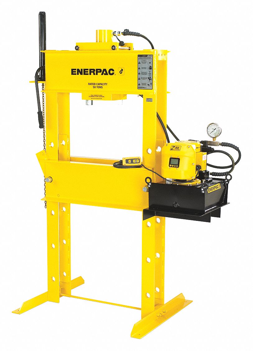 ENERPAC Hydraulic Press, Pump Type Electric, Frame Type HFrame, Frame