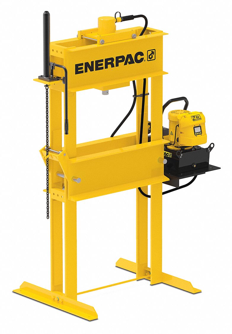 ENERPAC Hydraulic Press, Pump Type Electric, Frame Type HFrame, Frame