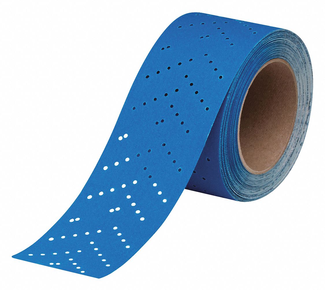 3M, 2 3/4 in W x 39 ft L, Ceramic, Sandpaper Roll 260A8736197 Grainger