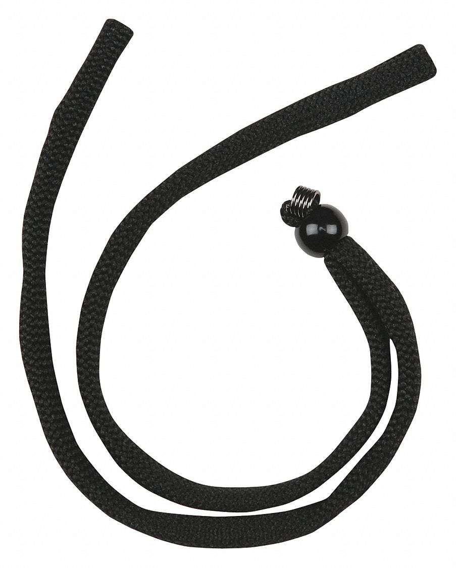 MCR SAFETY Eyewear Lanyard Black, 32 in Lg, Acrylic 26G921215C