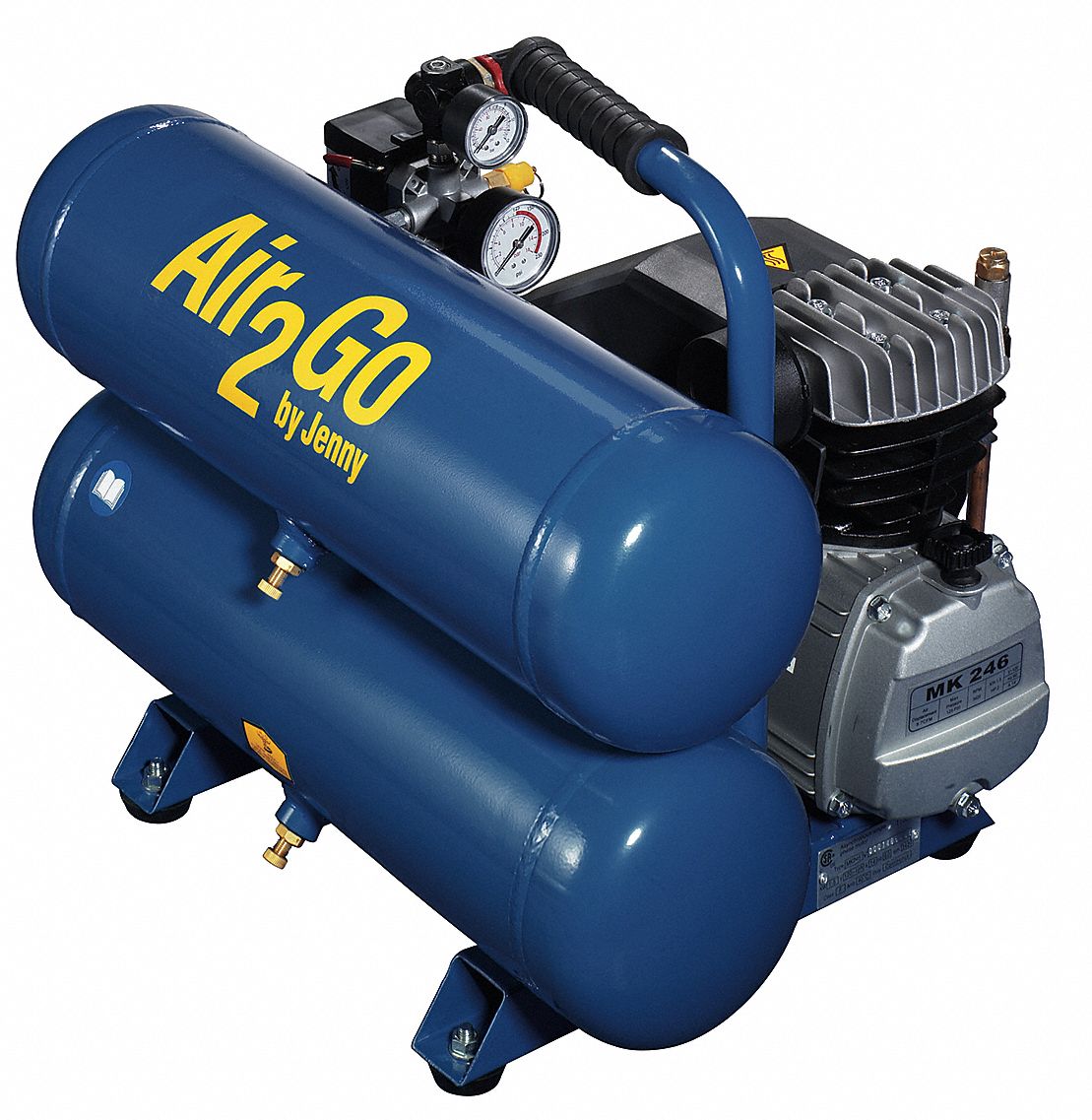 Jenny A2G246HC4V115/1 Jenny Portable Air Compressor Oil Lubricated