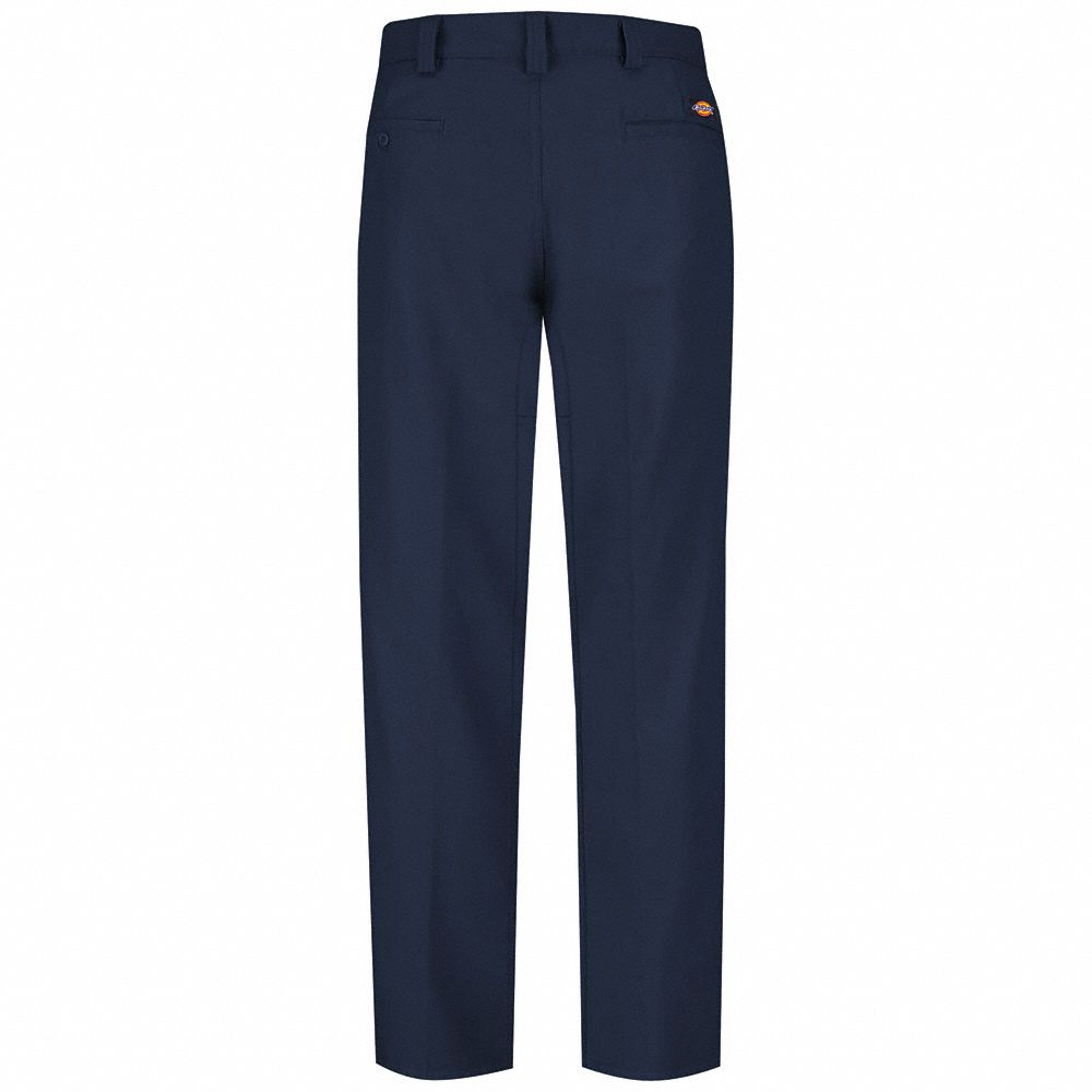 DICKIES Work Pants, Navy, Cotton/Polyester 26KL14WP70NV 34 30 Grainger