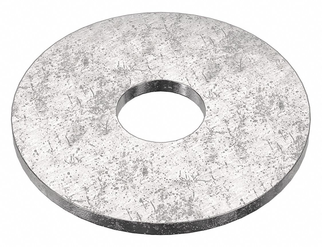 For Screw Size 9/16 in, Stainless Steel, Flat Washer, Type B 26L072