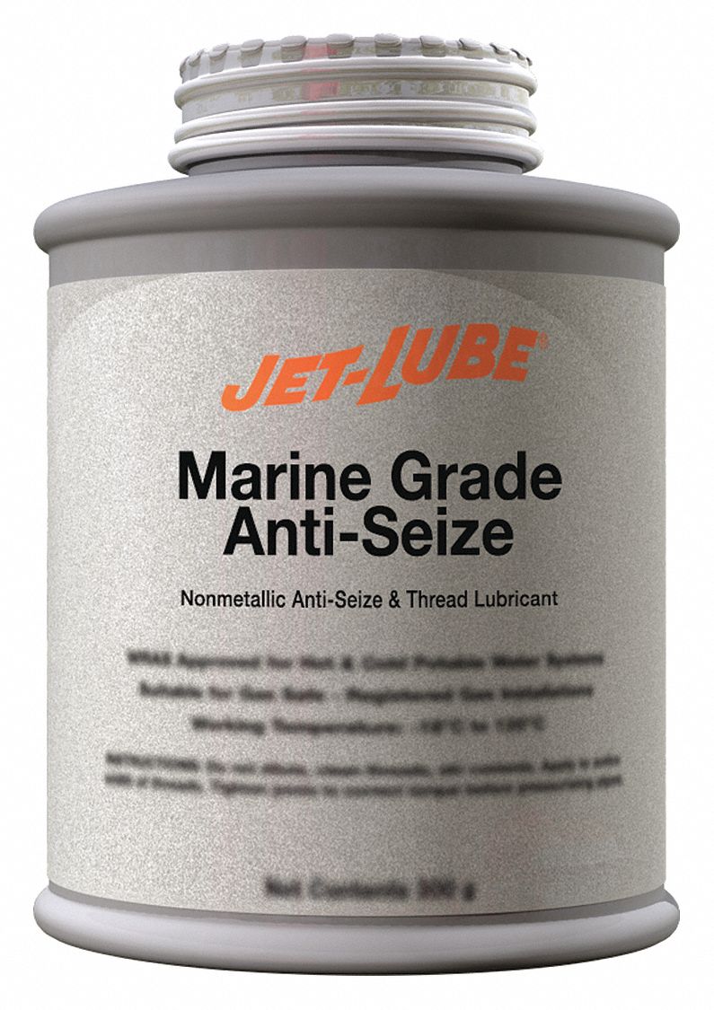 JETLUBE Marine Grade AntiSeize, 1 lb, BrushTop Can, NonMetallic