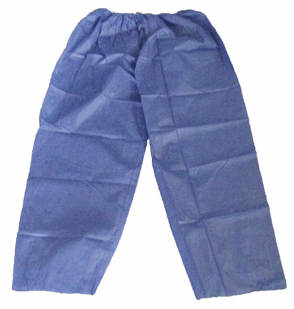CONDOR, Polypropylene, Blue, Disposable Pants 26W84626W846 Grainger