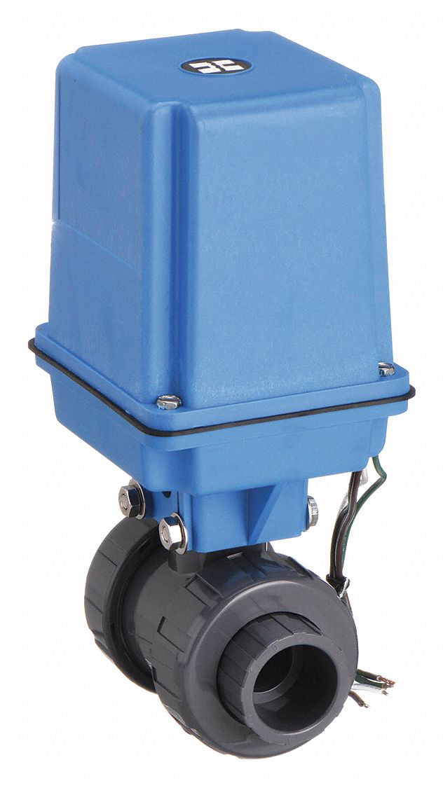 HAYWARD, PVC, 120V AC, Electronic Actuated Ball Valve 26X030