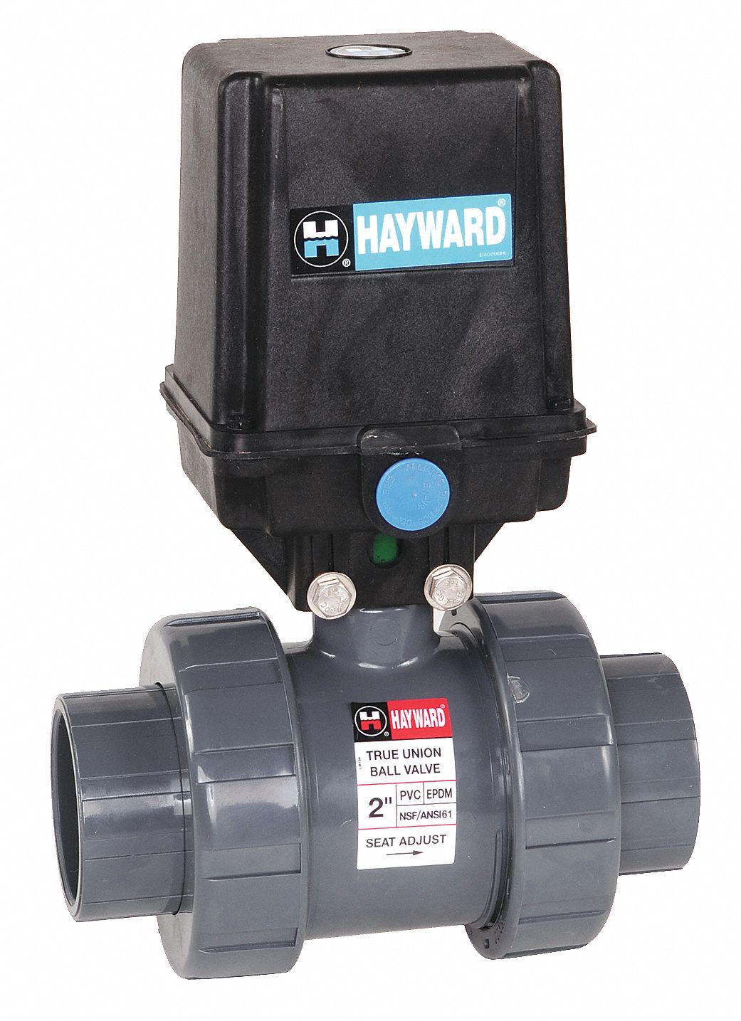 HAYWARD Electronic Actuated Ball Valve 3/4 in Pipe Size, 250 psi CWP