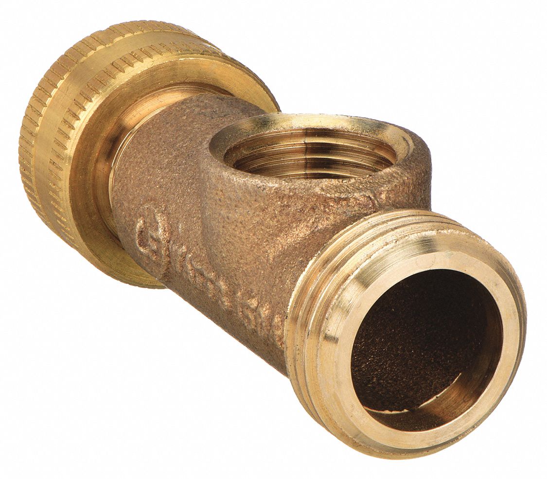 45/16"H Stainless Steel with Brass Adapter Water Hammer Arrestor Hose