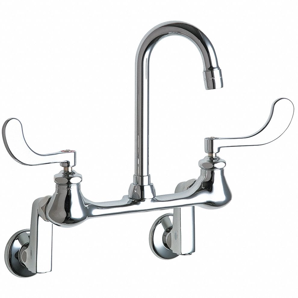 Chicago Faucets, 631, Gooseneck Kitchen/Bathroom Faucet 26Y213631RABCP Grainger