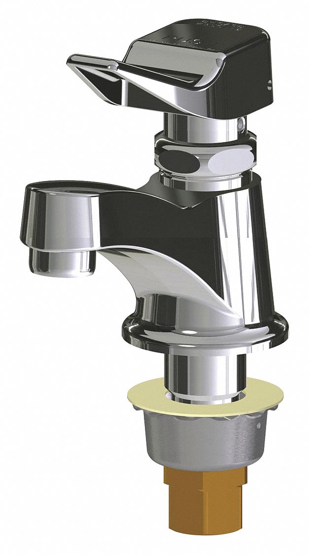 Chicago Faucets, 333, Low Arc Bathroom Faucet 26Y224333336PSHABCP Grainger