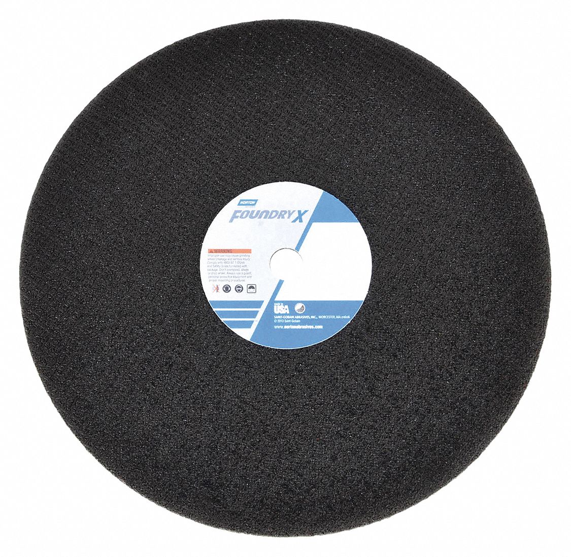 NORTON, Type 1, 16 in x 5/32 in x 1 in, Abrasive CutOff Wheel 26ZW23