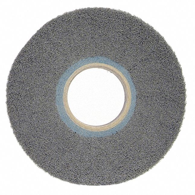 NORTON NonWoven Unmounted Flap Wheel, 180 Grit Silicon Carbide, 6 in