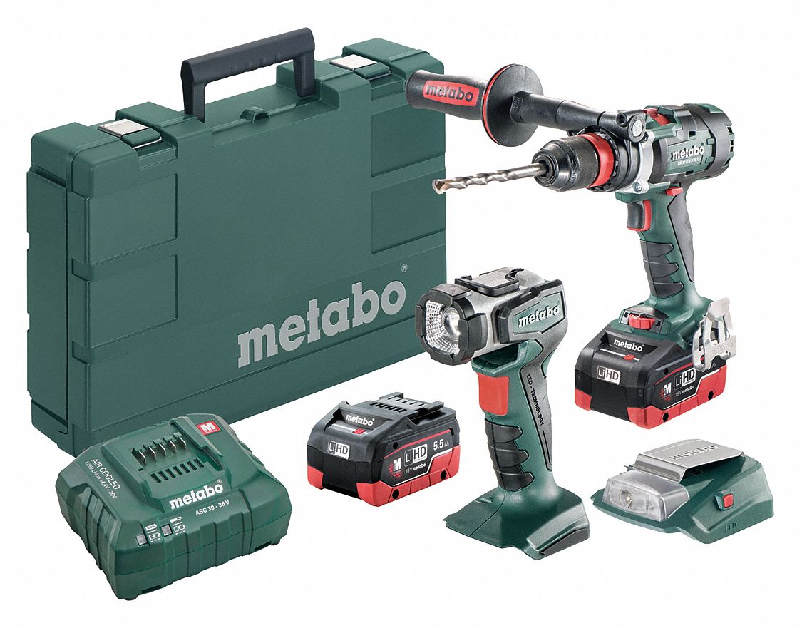 METABO Screwdriver, Cordless - 276T24|BS18LTX-3 BLIQUICK+ULA14.4-18