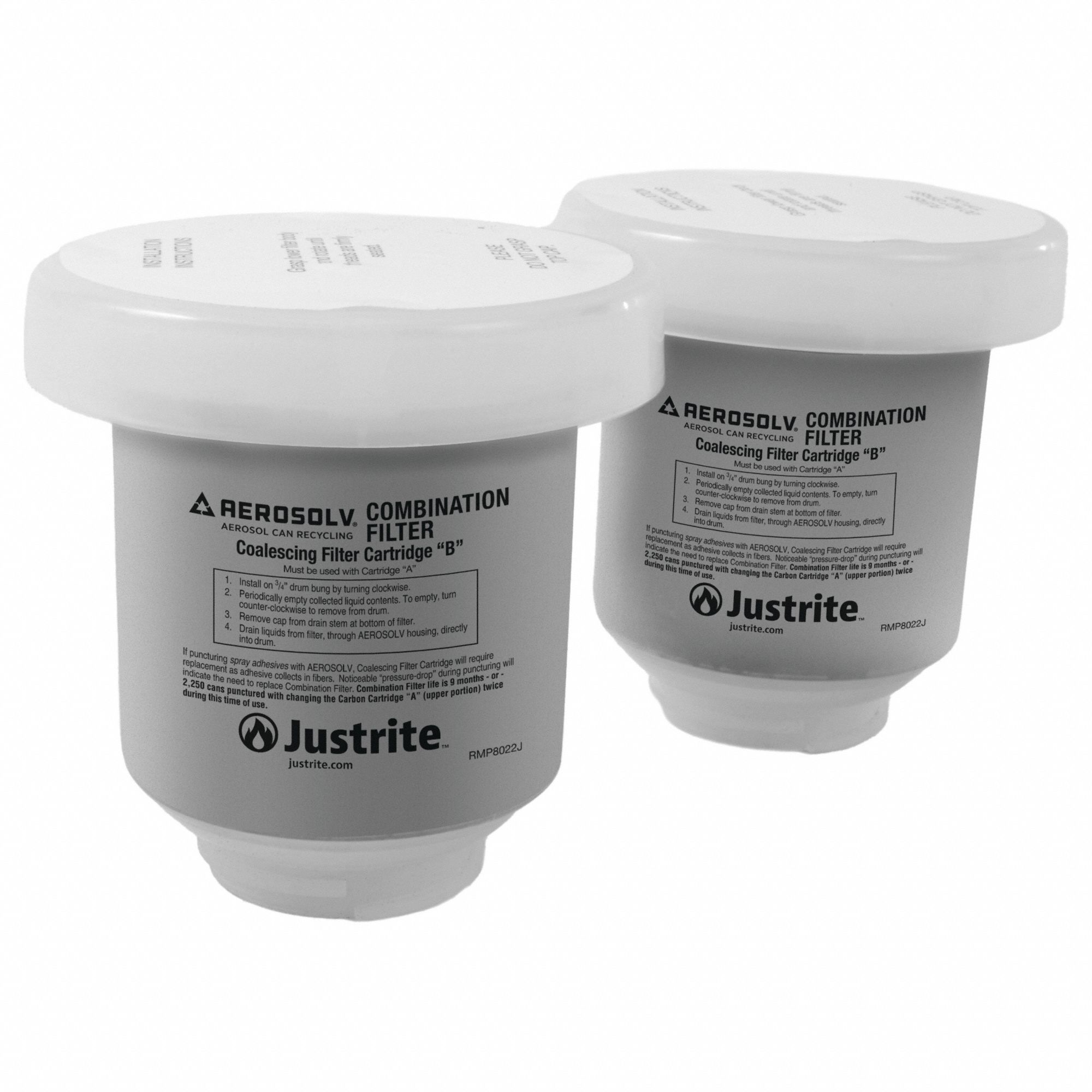 JUSTRITE, For 3KP11, Carbon, Activated Carbon Filter 3KP1228198