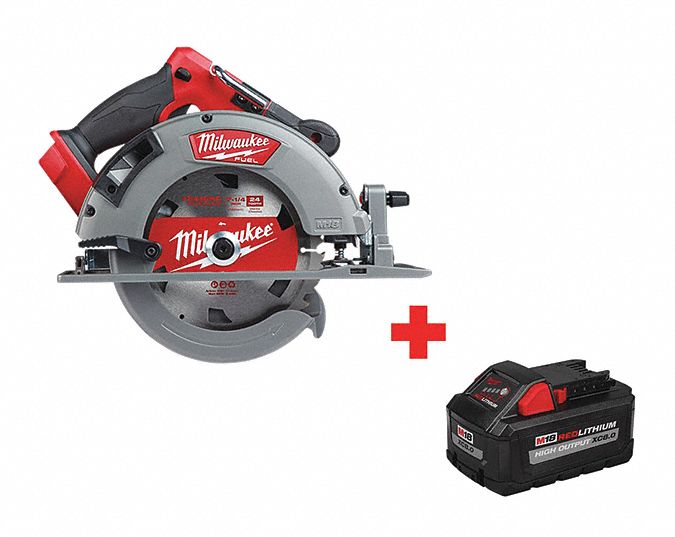 MILWAUKEE Circular Saw, 7 1/4 in Blade Dia., Right Blade Side 285MM4