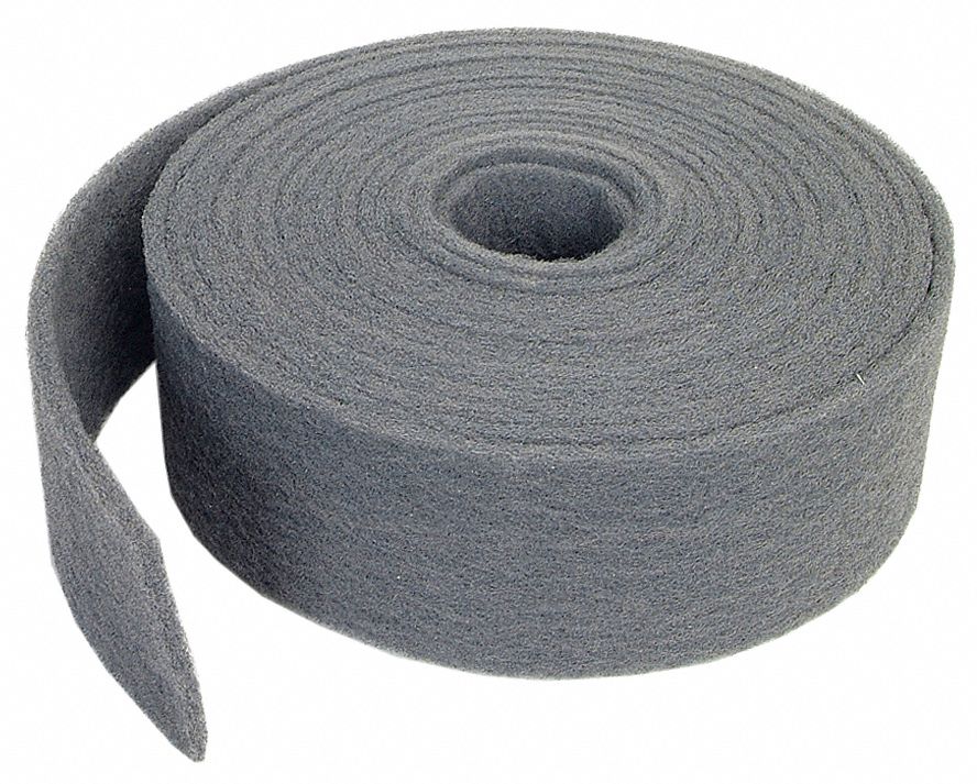 NORTON Very Fine Silicon Carbide Abrasive Roll, 30 ft L X 4 in W, 180