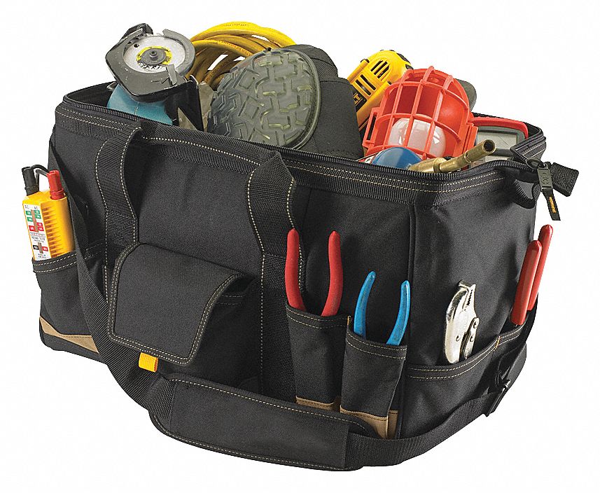 KUNY'S 31 PKT 18IN MEGAMOUTH TOTE BAG Tool Bags and Totes KNYSW1163