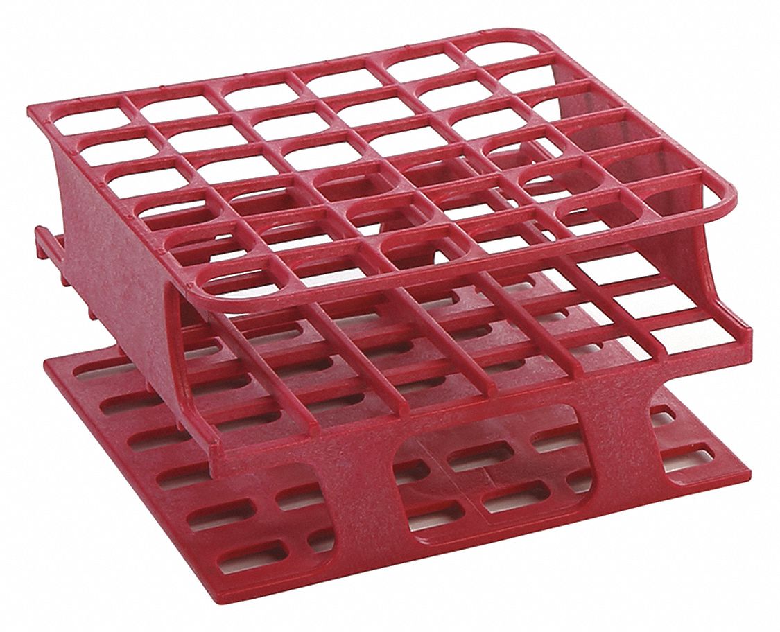 HEATHROW SCIENTIFIC, 36 Compartments, Autoclavable, Test Tube Rack