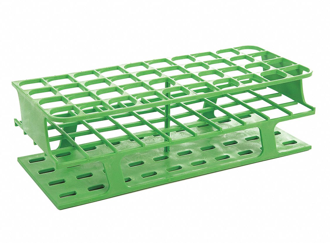 HEATHROW SCIENTIFIC, 40 Compartments, Autoclavable, Test Tube Rack