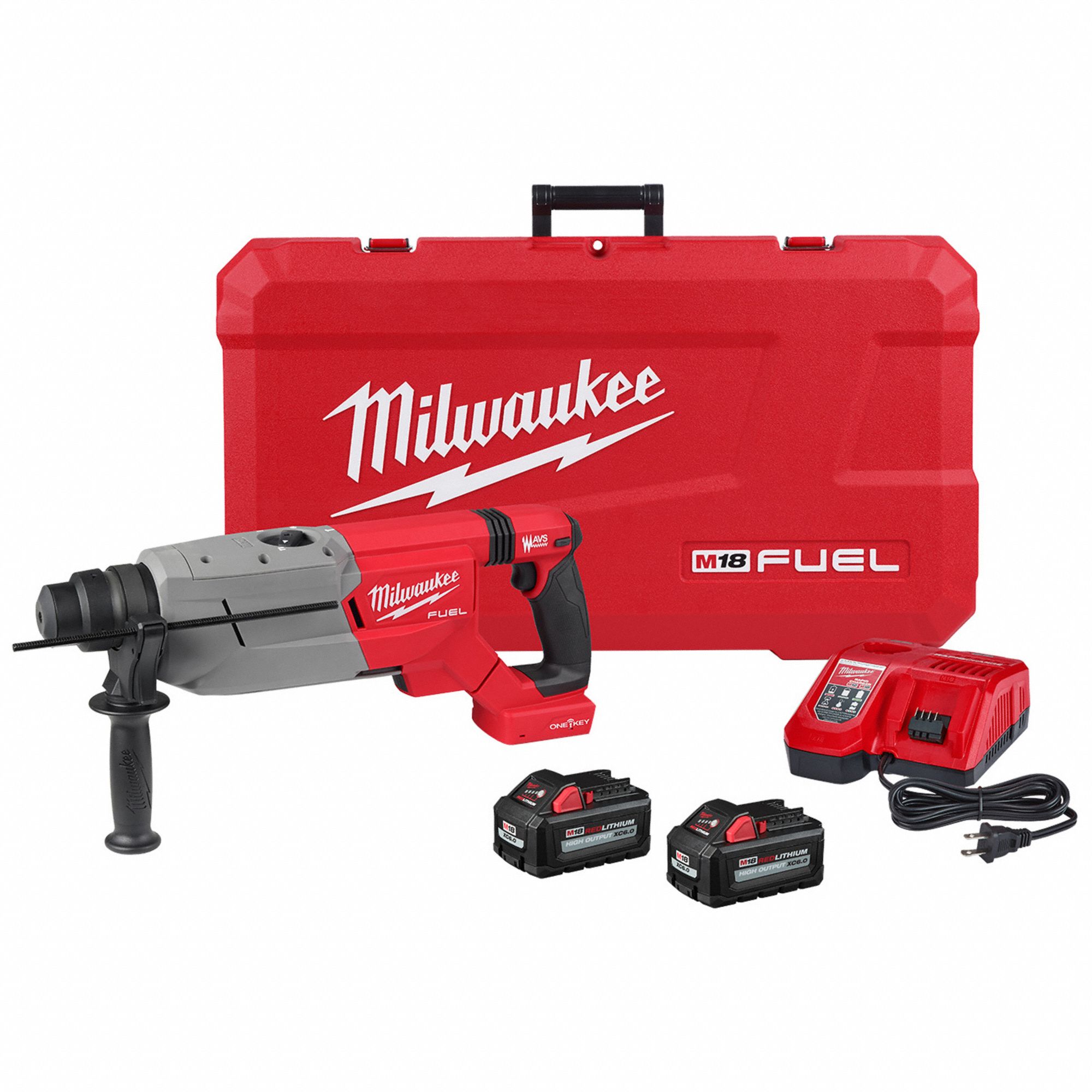 MILWAUKEE, DHandle, 18 V, Rotary Hammer Kit 795CN4291622 Grainger