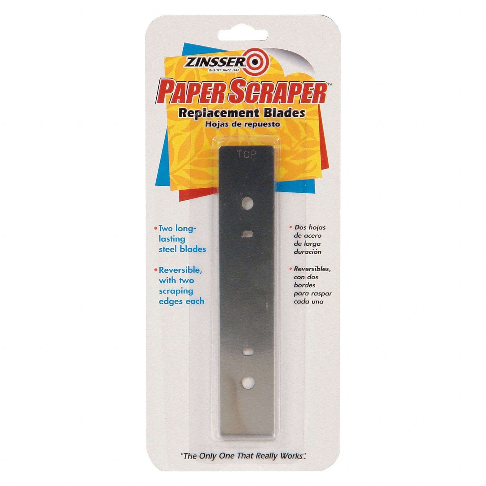 ZINSSER, Wallpaper Remover/Scraper Blade, 1/2 in Lg, Wallpaper Remover and Scraper Replacement