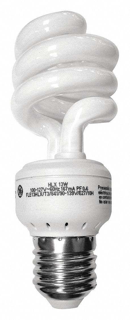 GE LIGHTING Lámpara Fluorescente Compacta, 13 Watts, 778 Lúmenes, Color de Temp. del Bulbo 2700K