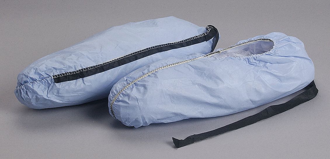 ALPHA PROTECH Shoe Covers, XL, Blue, PK300 29DZ59SH12523B Grainger