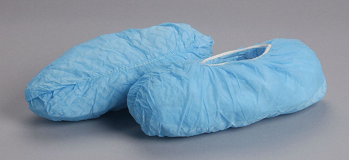 ALPHA PROTECH Shoe Covers, XL, Blue, PK300 29DZ61SH71223B Grainger
