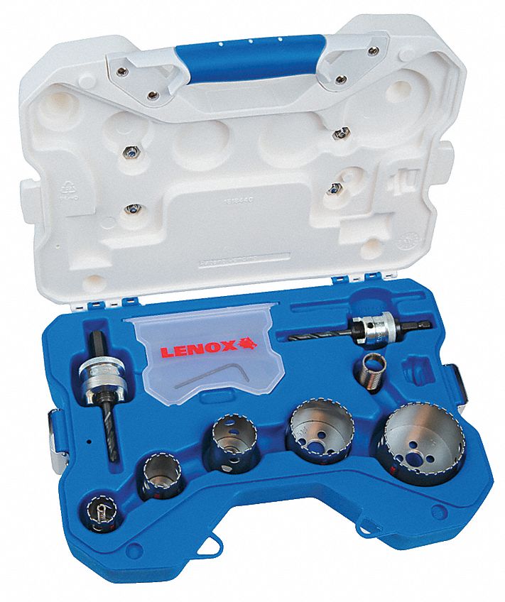 LENOX 10Piece General Purpose Hole Saw Kit, Range of Saw Sizes 1/4