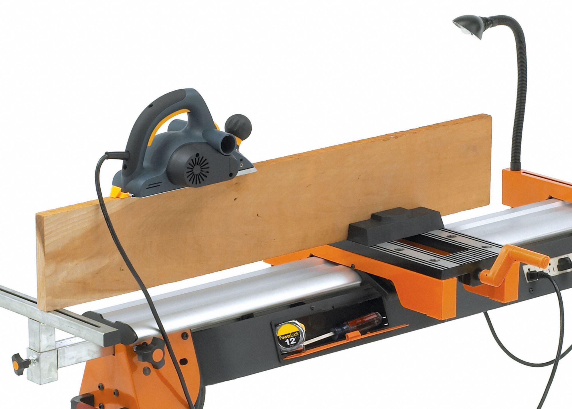 BORA PORTAMATE Miter Saw Stand 116 in Lg, 11 in Wd, 33 in Ht, All