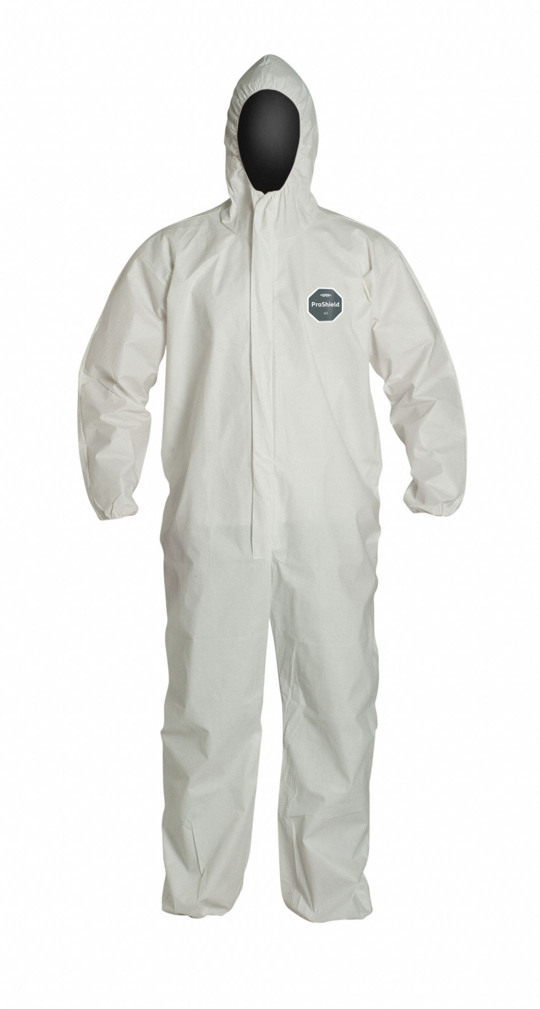 Microporous Film Laminate, Heavy Duty, Hooded Disposable Coveralls