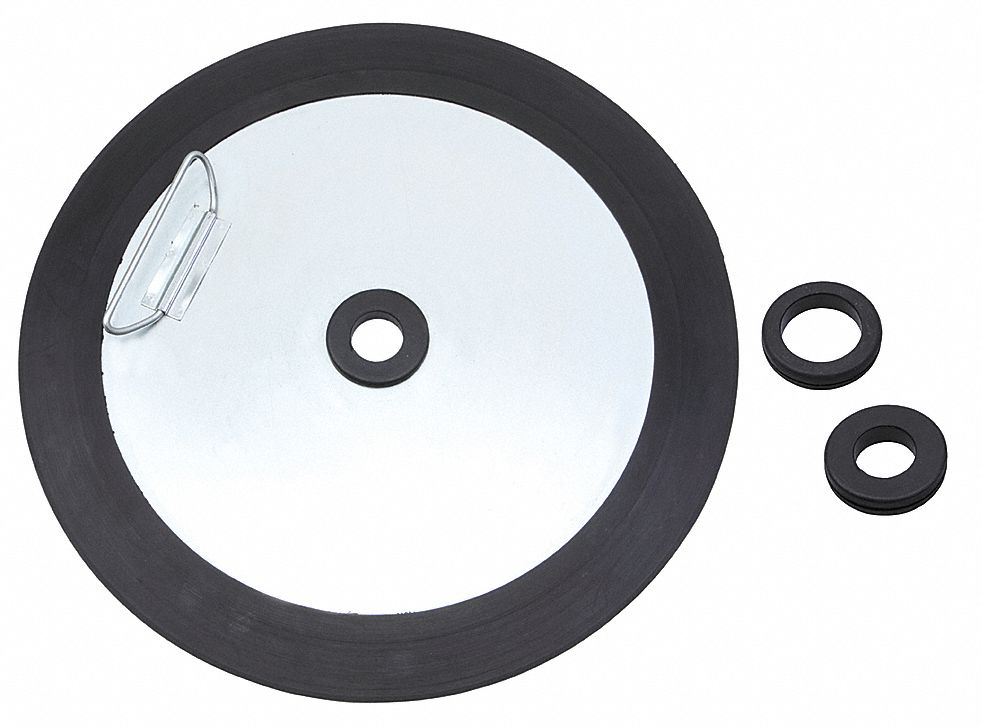 Grease Pump Follower Plate Rubber/Steel Grainger