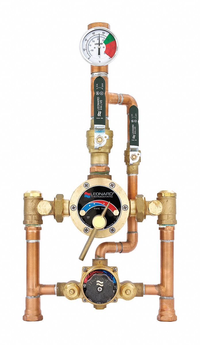 LEONARD VALVE 1 in NPT Inlet Type Mixing Valve, Lead Free bronze, 1 to