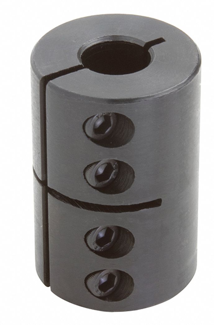 CLIMAX METAL PRODUCTS, Rigid Shaft Coupling, 1 Piece Clamp, Rigid Shaft