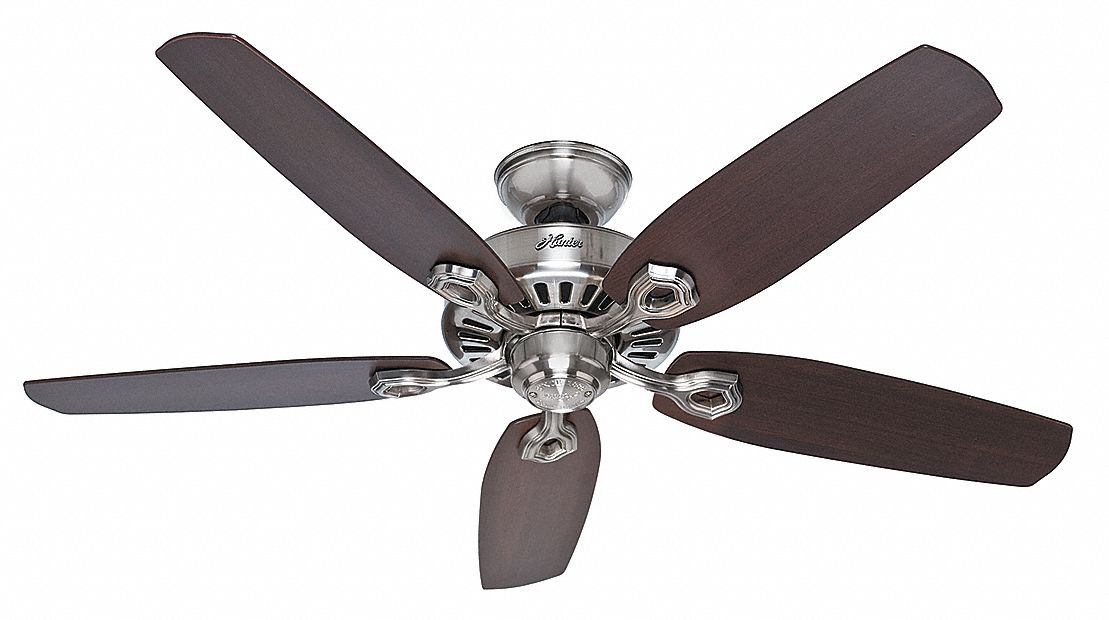 HUNTER Decorative Ceiling Fan, 52 in, Number of Blades 5