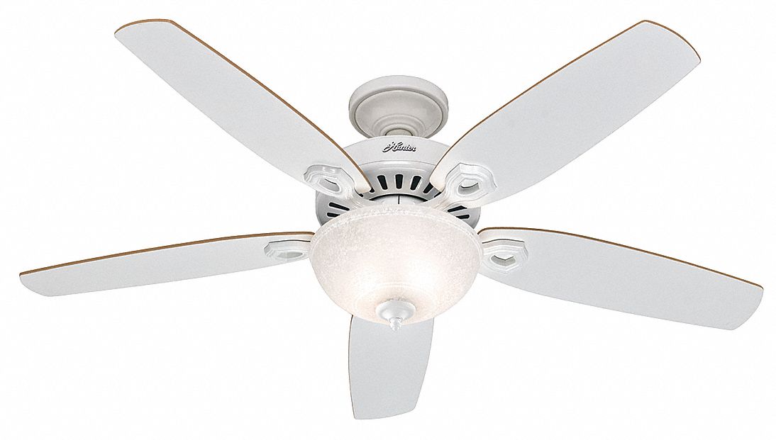 HUNTER Decorative Ceiling Fan, 52 in, Number of Blades 5, Number of