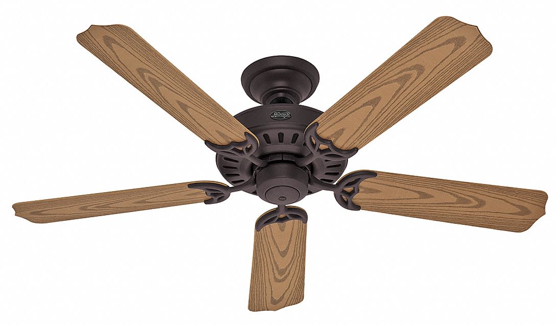 HUNTER, 3 Speeds, Oak, Decorative Ceiling Fan 29NV2053126 Grainger