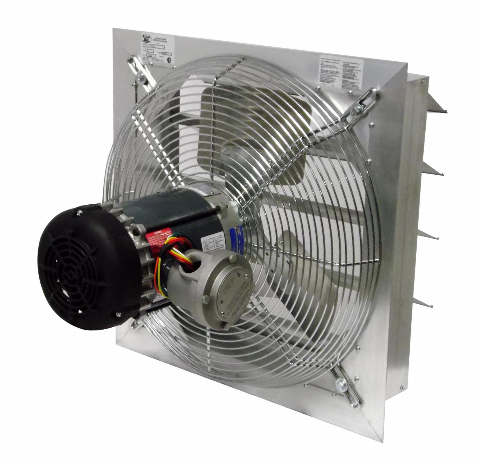 CANARM Shutter Mounted Hazardous Location Exhaust Fan 18 in Blade, 1