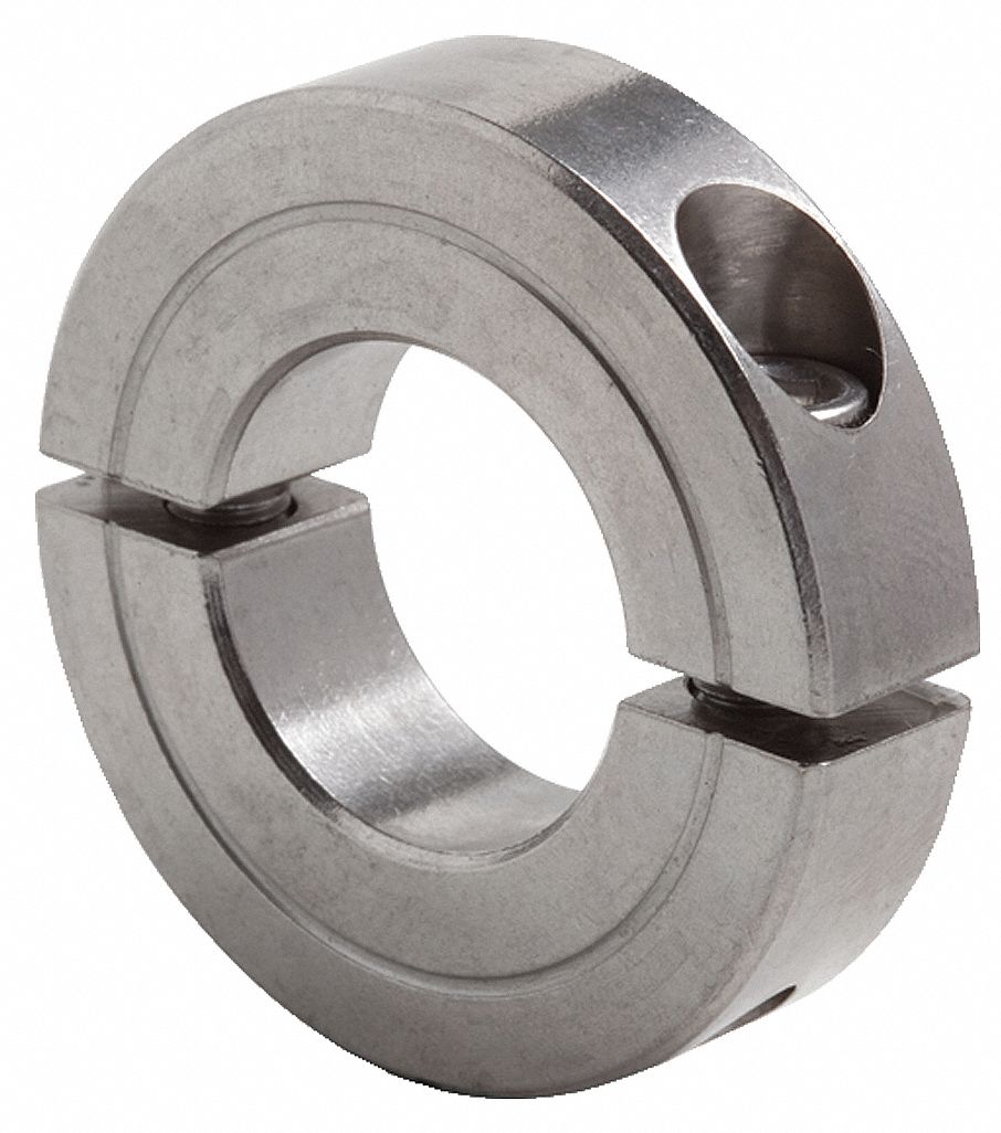 CLIMAX METAL PRODUCTS Stainless Steel Shaft Collar, Clamp Collar Style