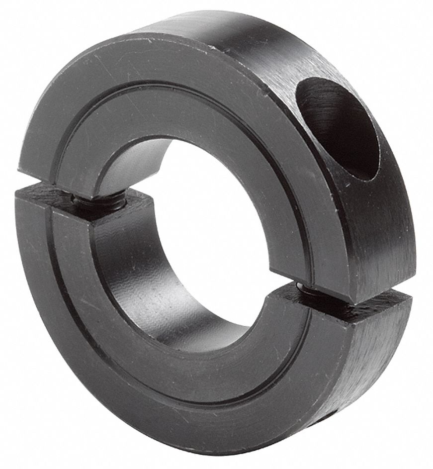 CLIMAX METAL PRODUCTS Black Oxide Steel Shaft Collar, Clamp Collar